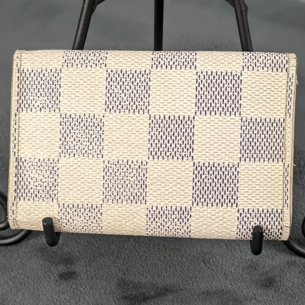 Louis Vuitton Damier Azur Multicles 6 Key Case wallet LV AUTHENTIC - Picture 3 of 16